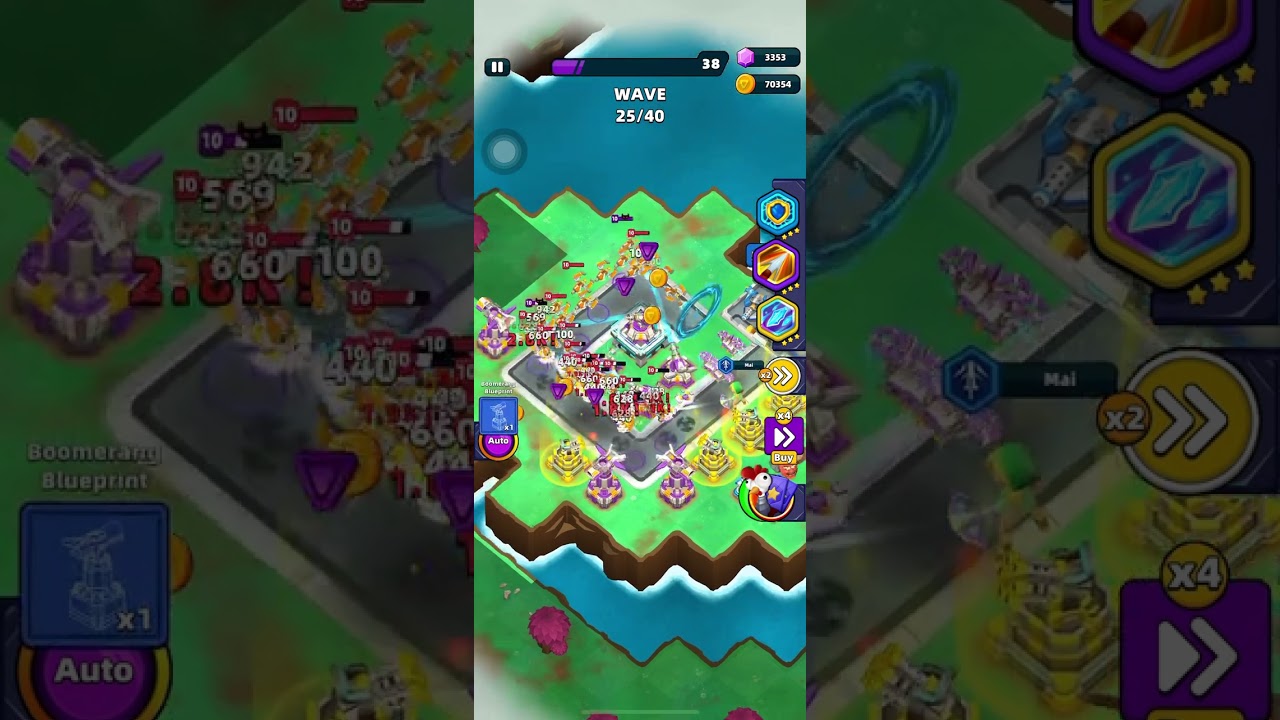 Raid Rush Epic 26 Card Farming No revive @RaidRushTD #Raidrush