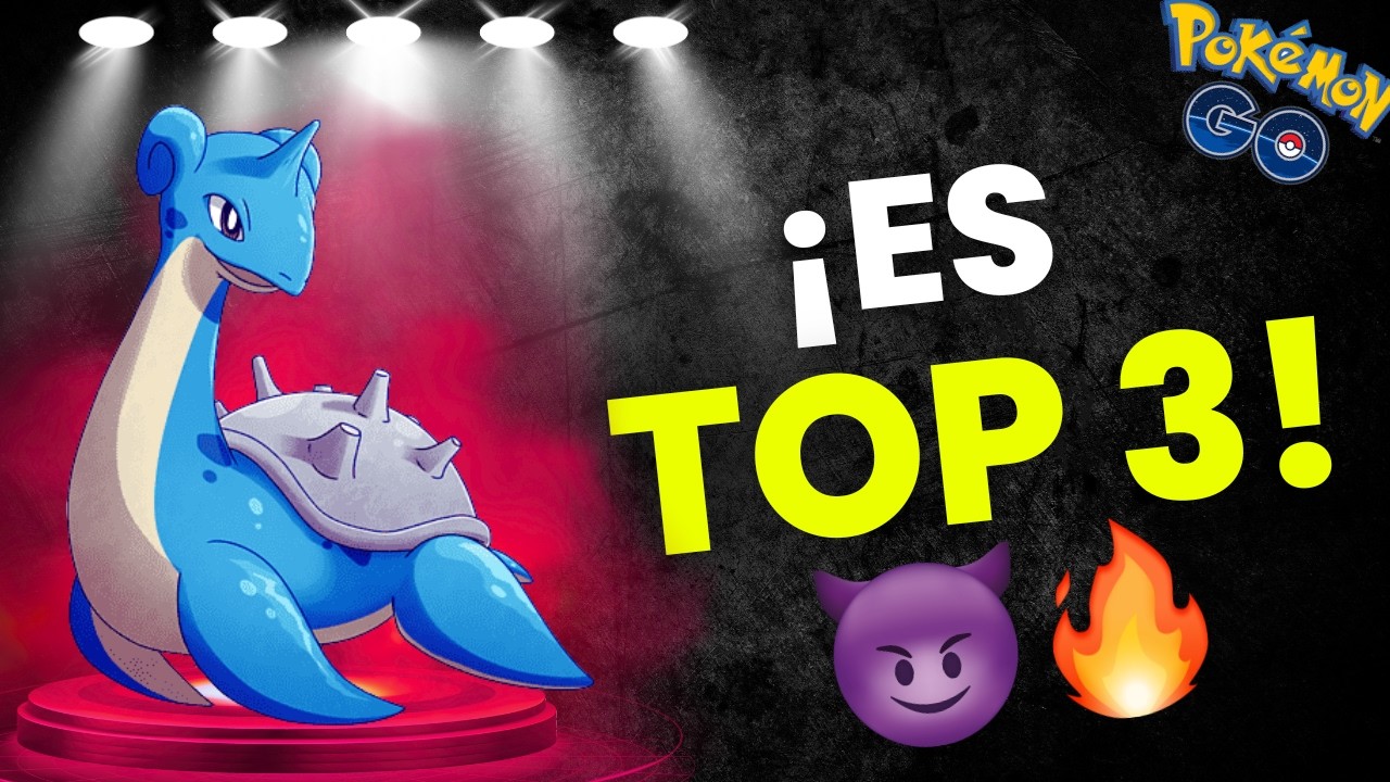 😨¡LAPRAS está MÁS FUERTE que Nunca!🔥 Los MEJORES ATAQUES de LAPRAS en POKÉMON GO💥