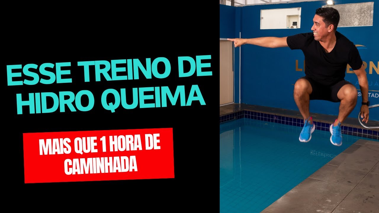 TREINO DE HIDROGINÁSTICA QUE QUEIMA MAIS QUE 1 HORA DE CAMINHADA (W26)