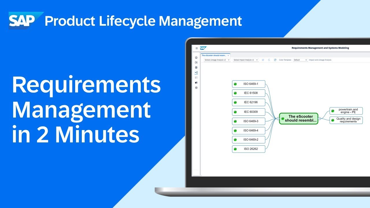 SAP PLM Requirements Management in 2 Minutes | Demo