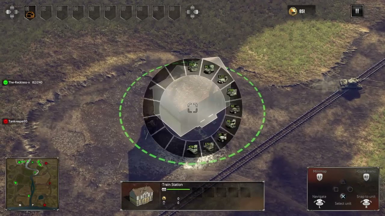 Sudden strike 4 - French vs Italian - Armorred warfare