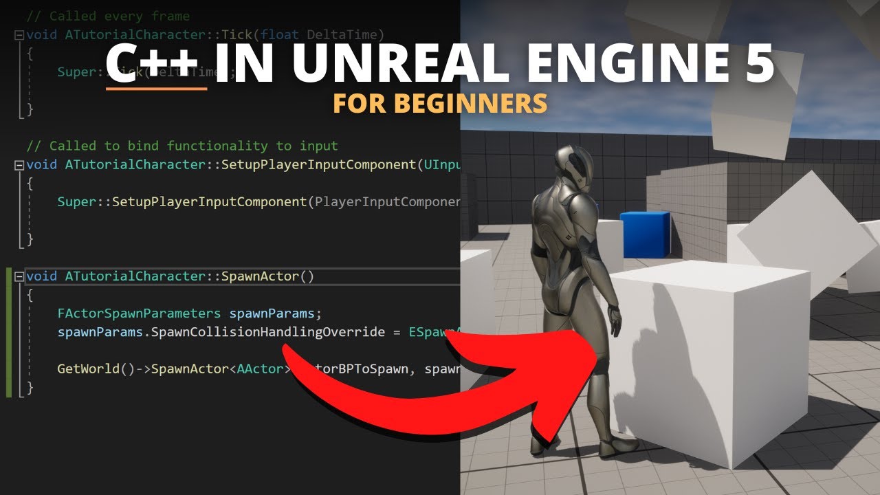 Как использовать C++ в Unreal Engine 5 — руководство для начинающих