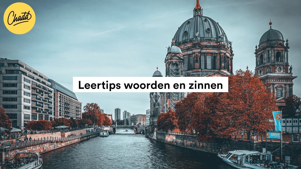 Leertips woorden en zinnen Duits - Mr. Chadd Academy