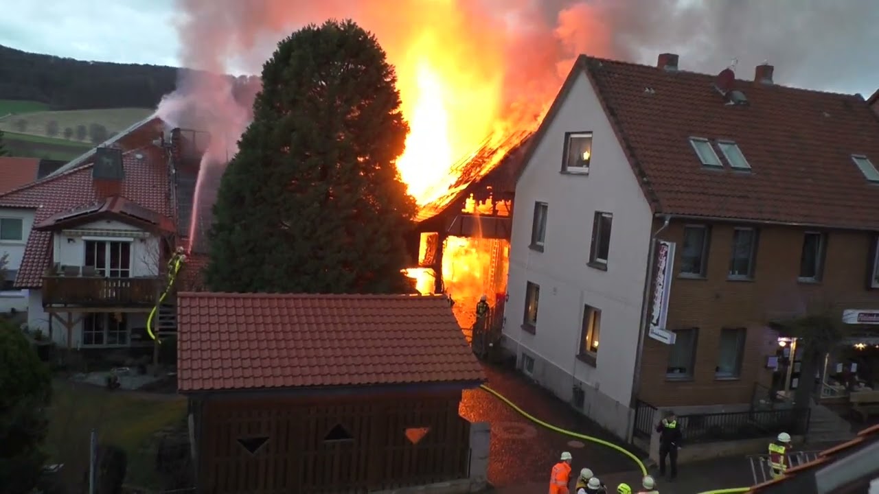 Grossbrand am 26,12,2022 in Kalefeld
