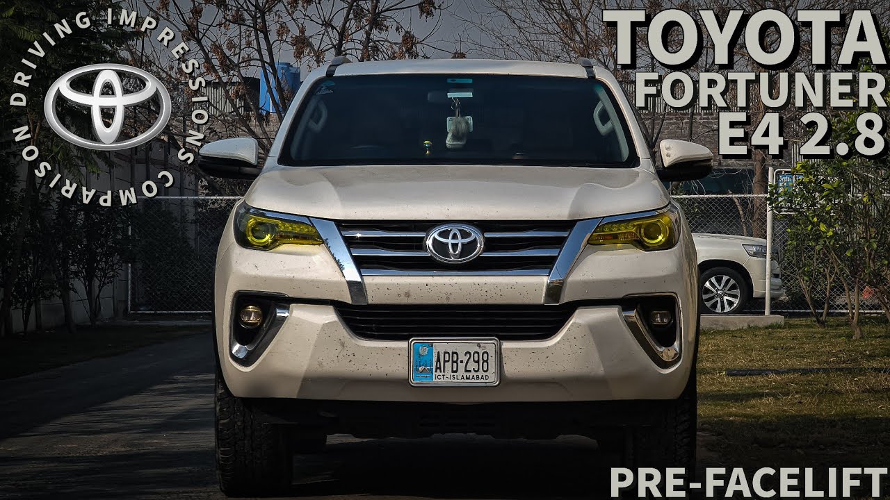 Pre-facelift vs Facelift Fortuner Driving Impressions Comparison | E4  2.8 | Pakistan | 4K #fortuner