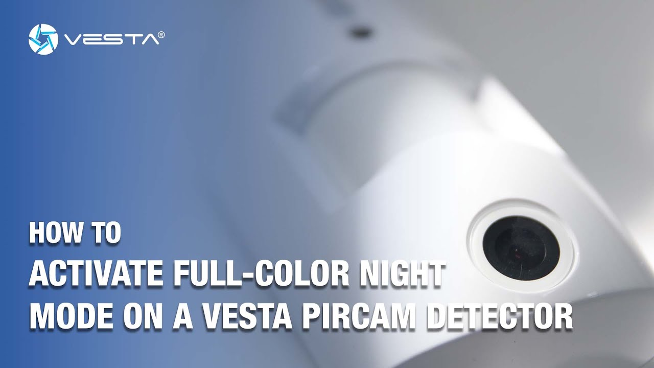 How to Activate Full-Color Night Mode on a VESTA PIRCAM Detector | By Demes