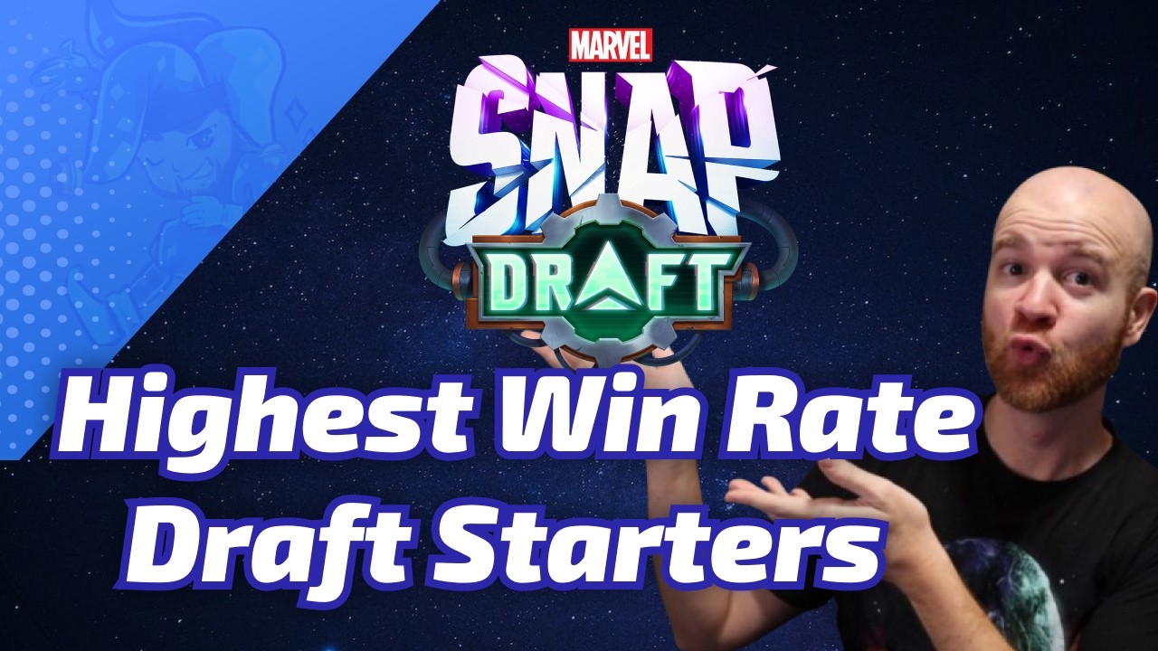 ЛУЧШИЕ стартовые наборы с САМЫМ ВЫСОКИМ ПРОЦЕНТОМ ПОБЕД в режиме Draft в Marvel SNAP