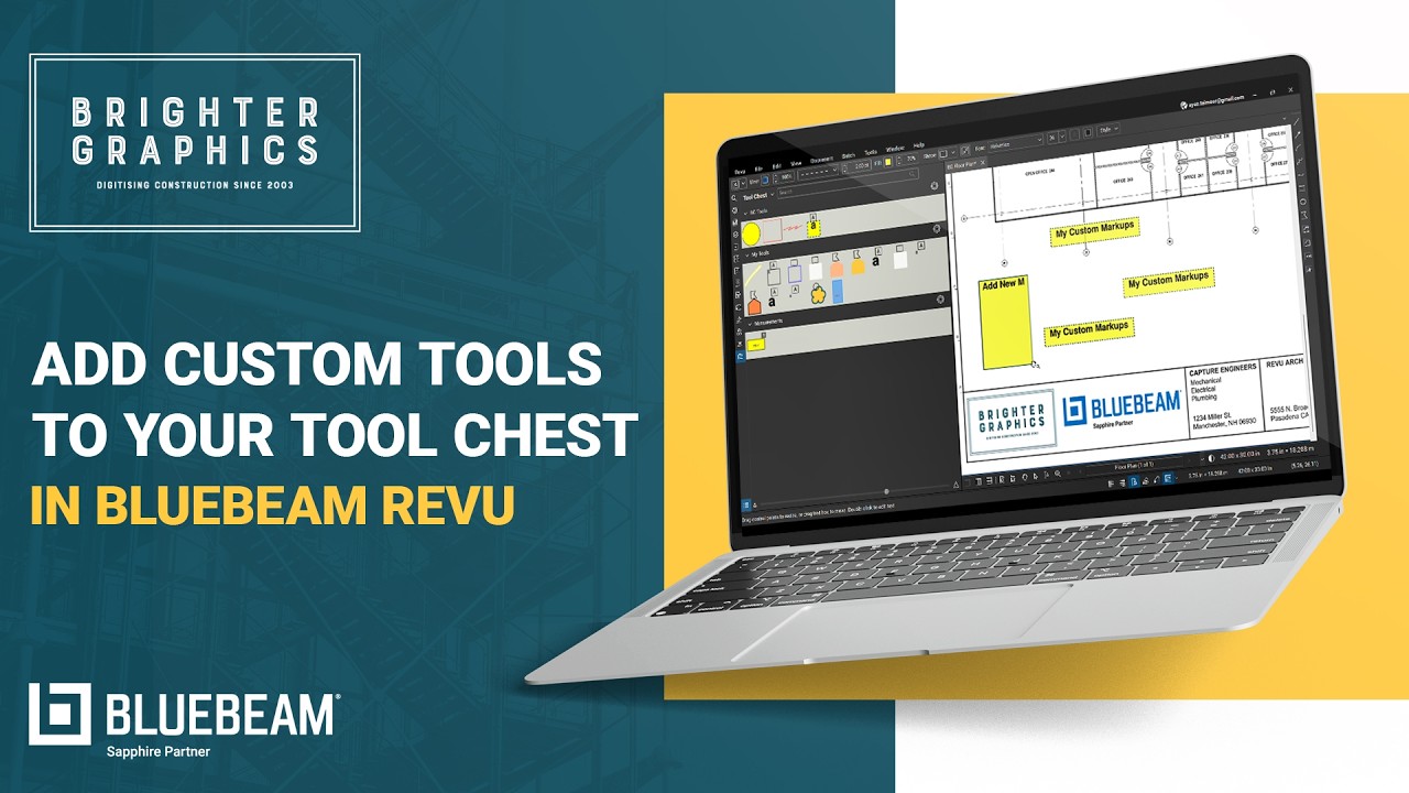 Add Custom Tools to your Tool Chest in Bluebeam Revu - Custom Markups and Measurements