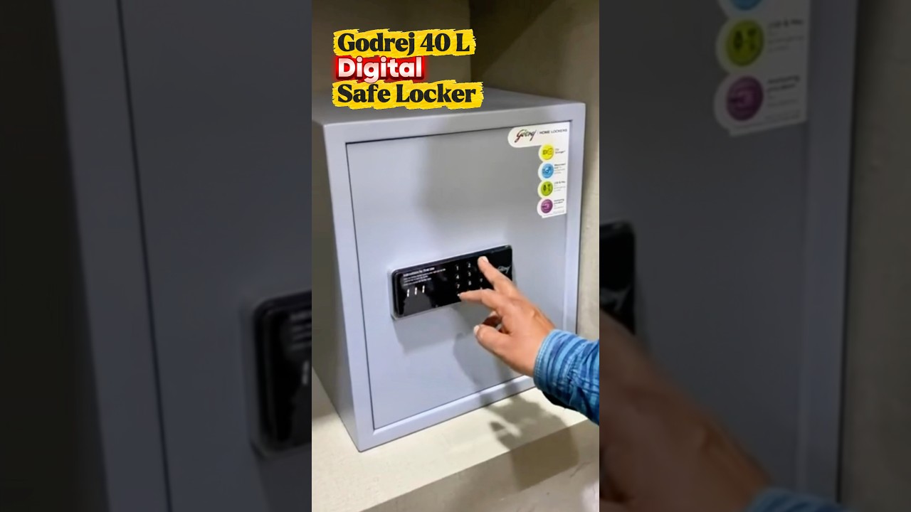 Godrej 40L  Digital Safe Locker 🔐 Flipkart buy ☑️ Highly Recommended 👍🏻 #godrej #digitallocker