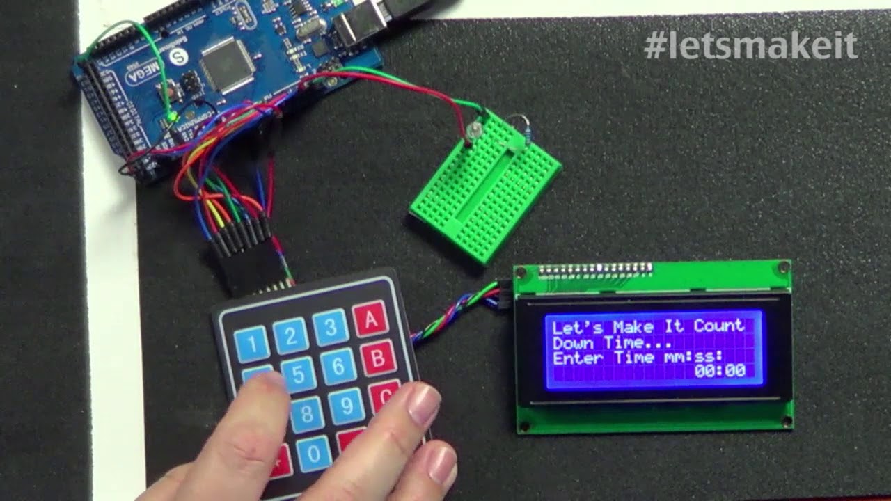 Countdown Timer With An Arduino - Lets Make It - Episode 42