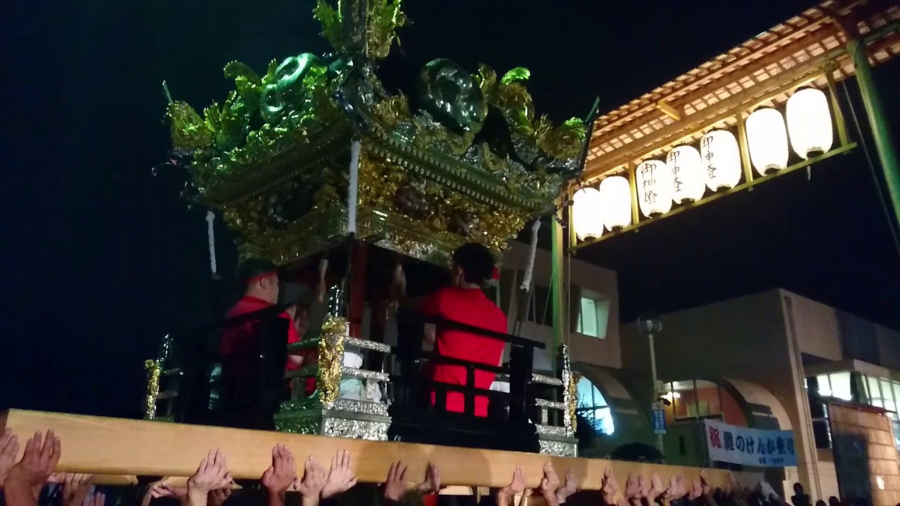 2017灘のけんか祭り 10/13松原　大鳴らし　其の一【胴突き練上げ】