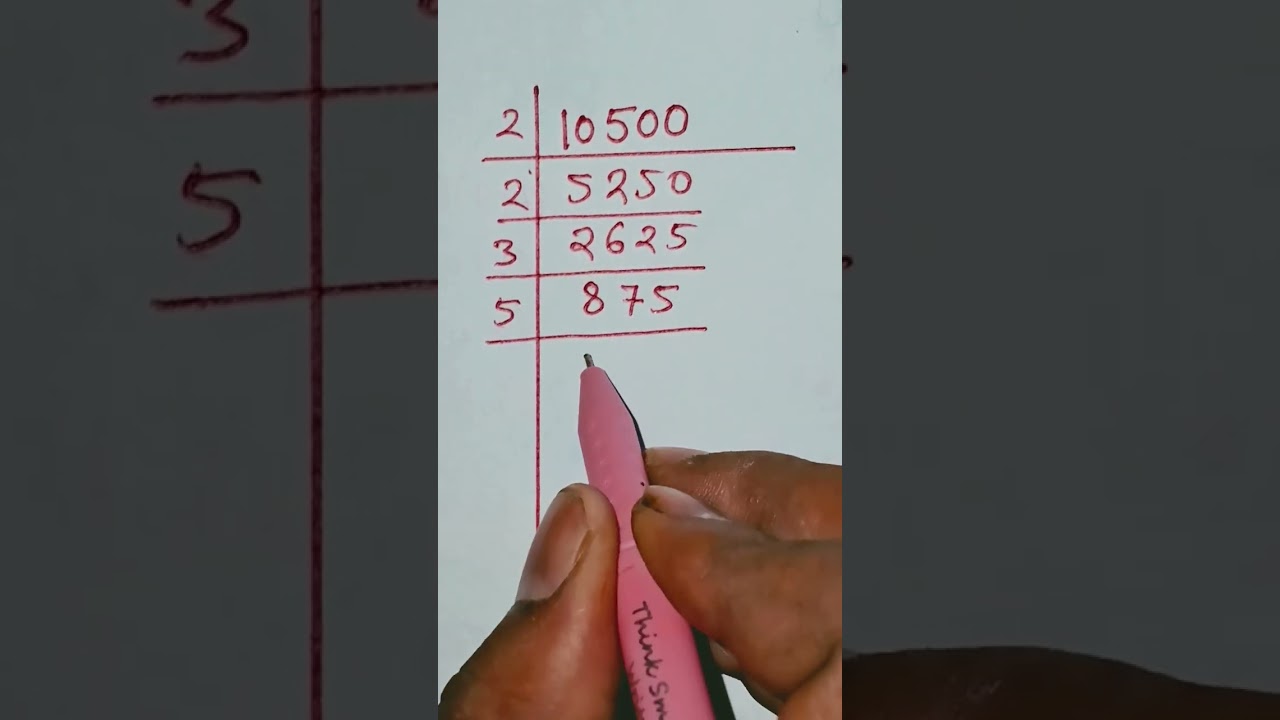 prime factor of 10500