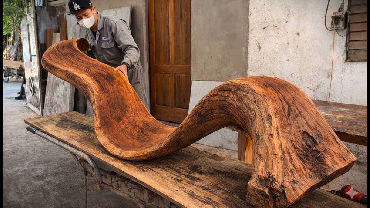 Masterful Technique - Transforming Bent Wood Into High-Value Furniture.