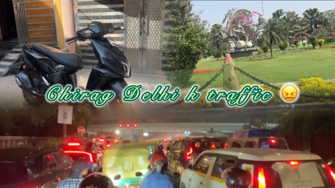 Chirag Delhi k traffic 😖🥹#like #explore #khatushyam #love #minivlog #viral #vlog #song 