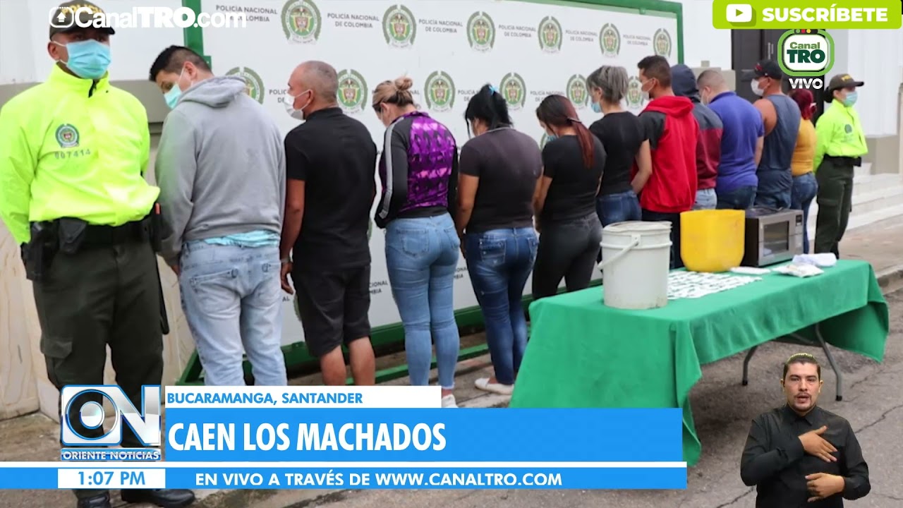 Cayeron ‘Los Machados’, banda delincuencial dedicada al tráfico de estupefacientes en Bucaramanga
