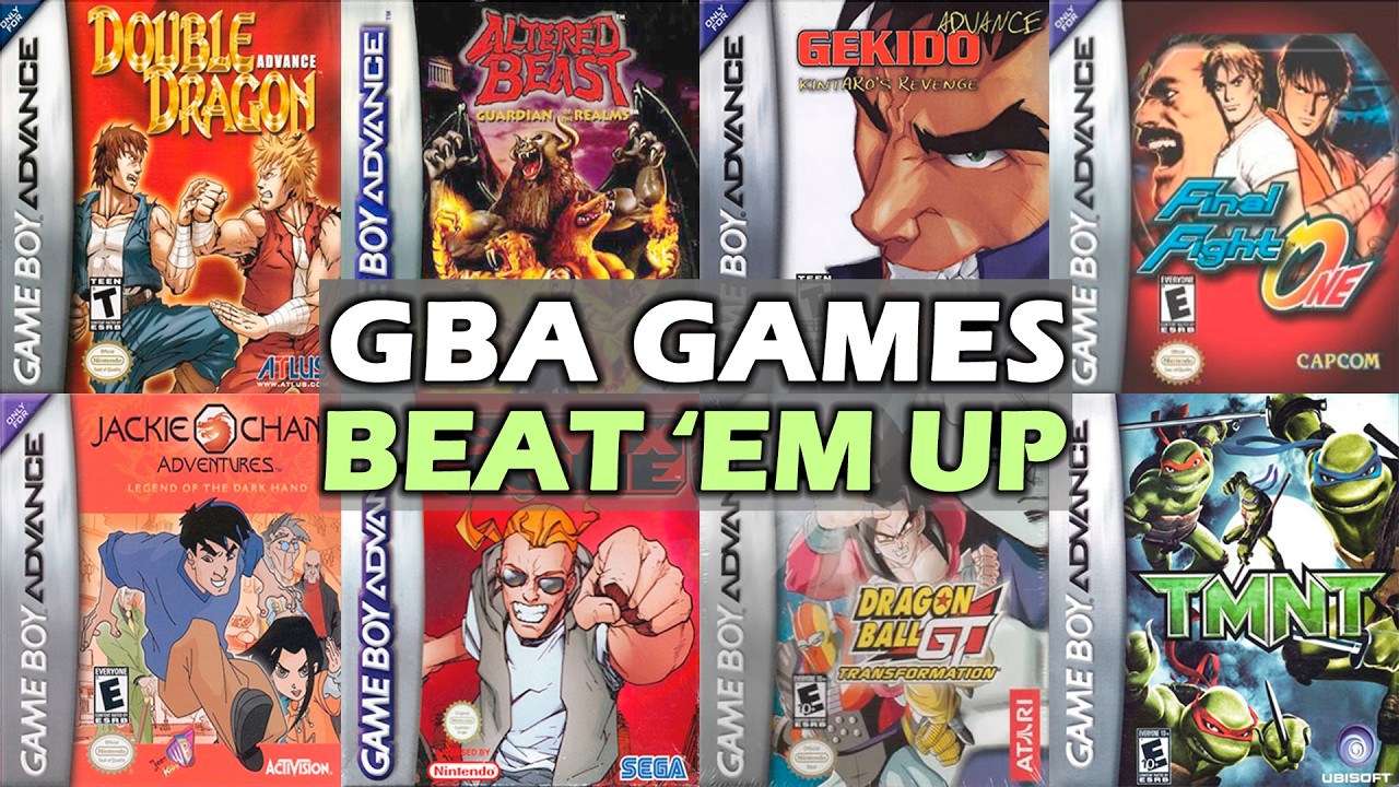TOP 30 BEST GBA BEAT EM UP GAMES || GBA GAMES