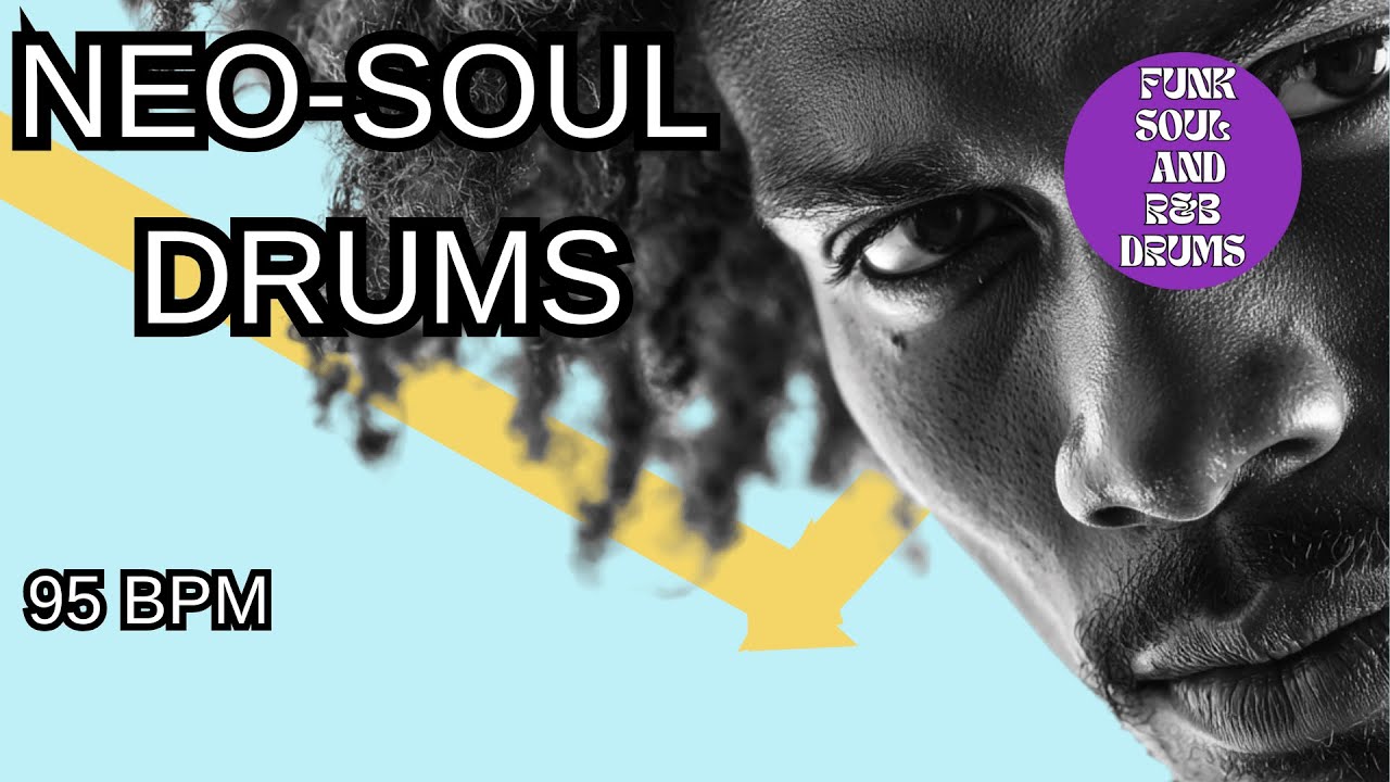 Neo Soul Drum Loop 95 BPM | Smooth R&B Groove | Royalty Free Backing Track