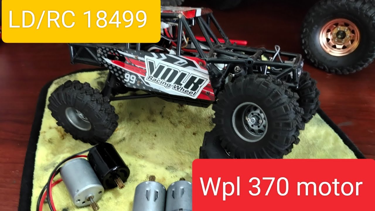 Wpl 370 motor upgrade Ldrc 18499 