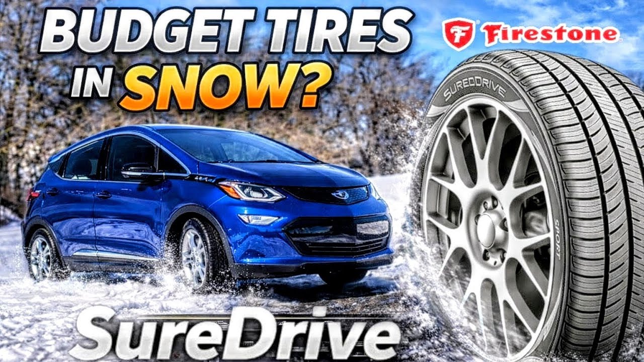 Cheap Tires in the Snow?! ❄️ Firestone SureDrive Winter Test (Chevy Bolt)