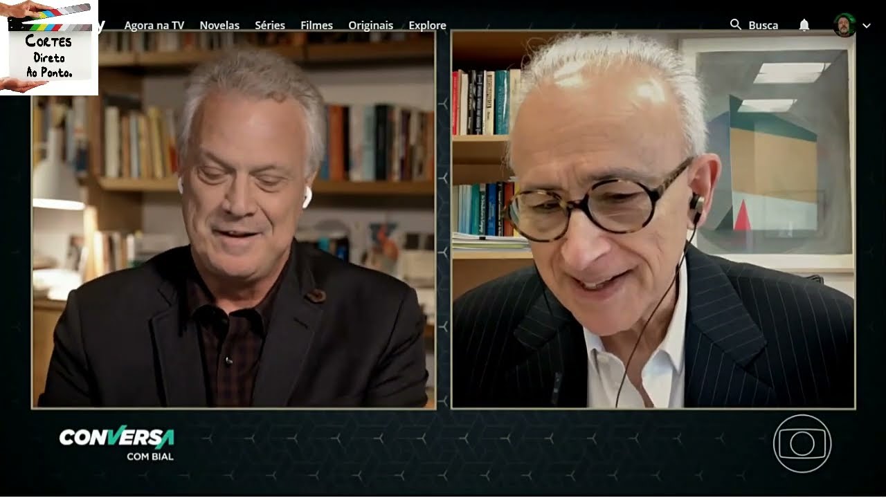 CORTES DAP  -  Conversa com Bial com o neurocientista António Damásio. - Na Íntegra.