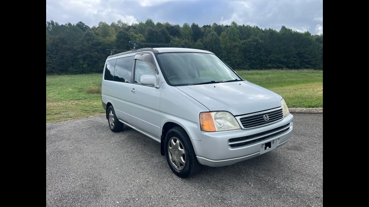 0093-100 TechMotorsPostalCars.com 1999 Honda Stepwagon 52K Miles Factory RHD USA Right Hand Drive