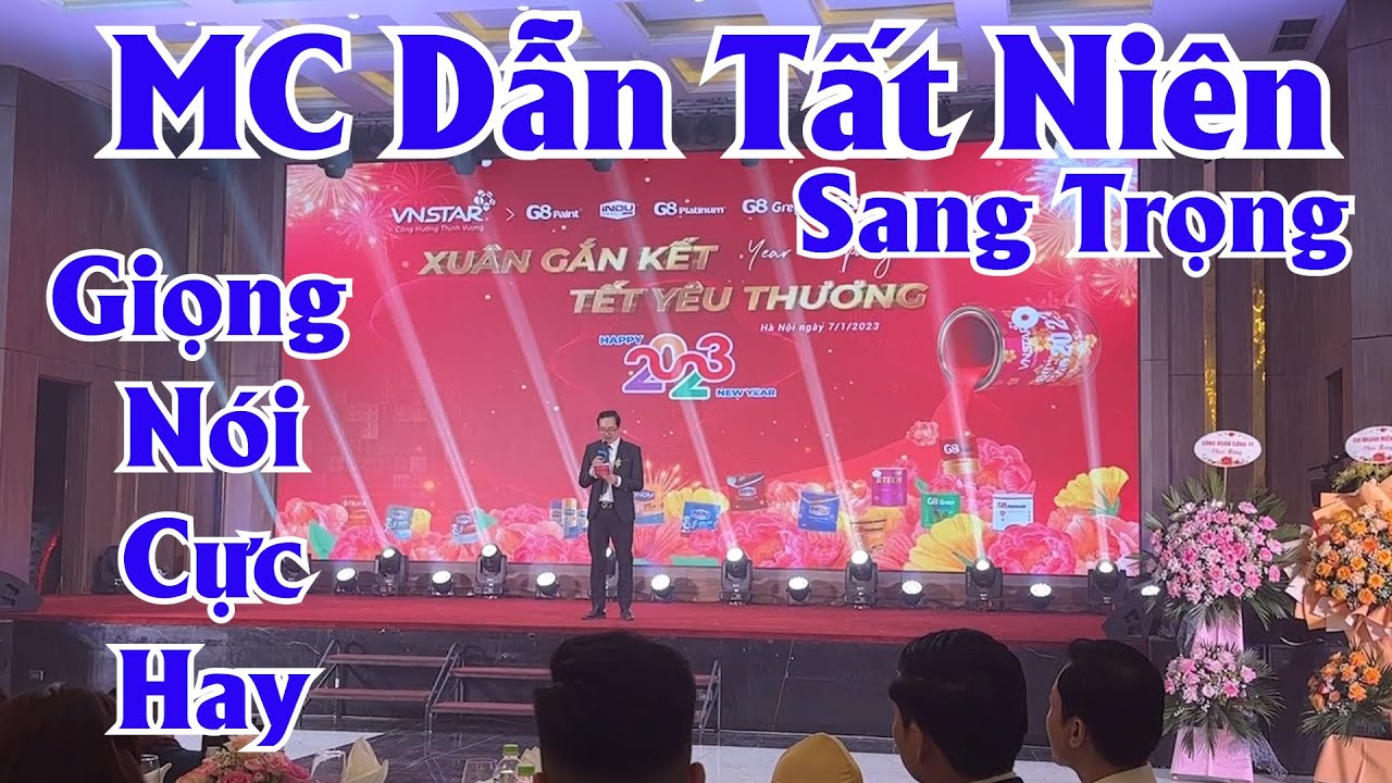 🔴MC Dẫn Tiệc Tất Niên Sang Trọng Văn Minh, Giọng Cực Hay / MC Hoàng Hà