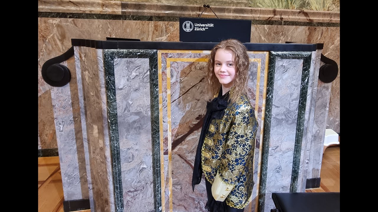 M. Mchedelov - Variations on Paganini Theme 24 Caprice - Performs Zarina Zaradna  (11 years)