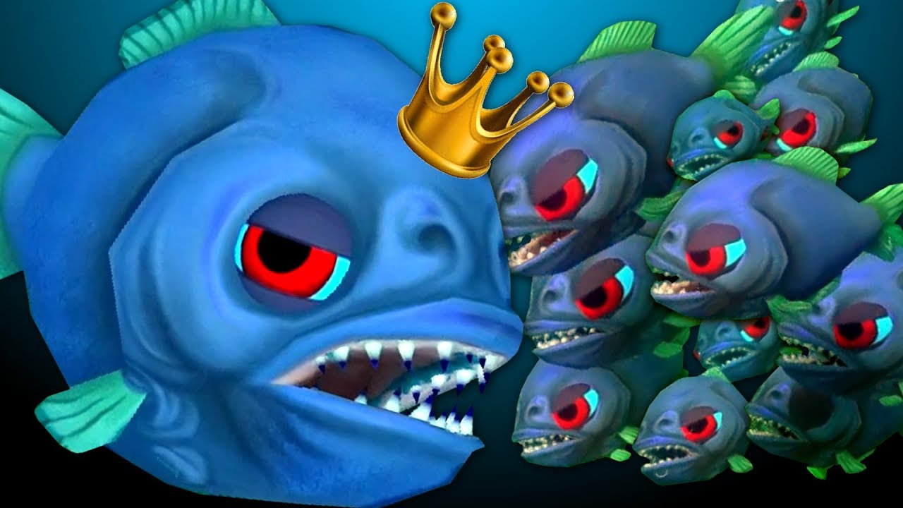 KING OF THE PIRANHAS - Feed and Grow: Fish #1