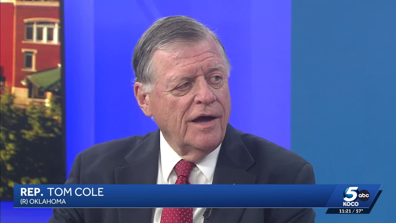 WATCH FULL: Rep. Tom Cole says war is expensive, reacts to Markwayne Mullin's appointment