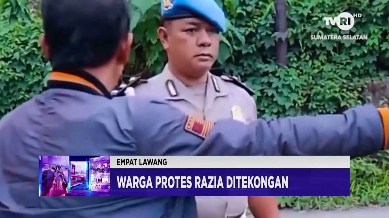 BERITA BASO PLEMBANG - WARGA PROTES RAZIA DITEKONGAN