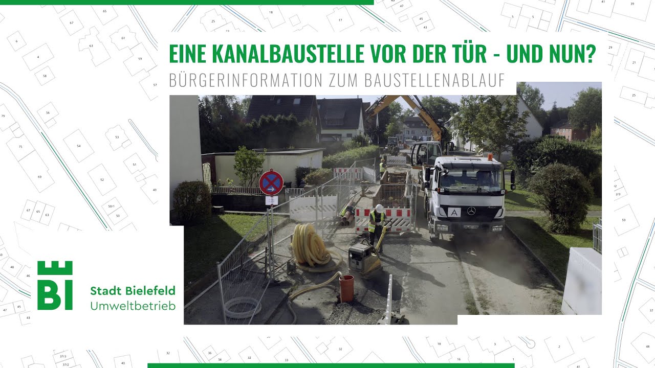 Wie läuft eine Kanalbaustelle ab?