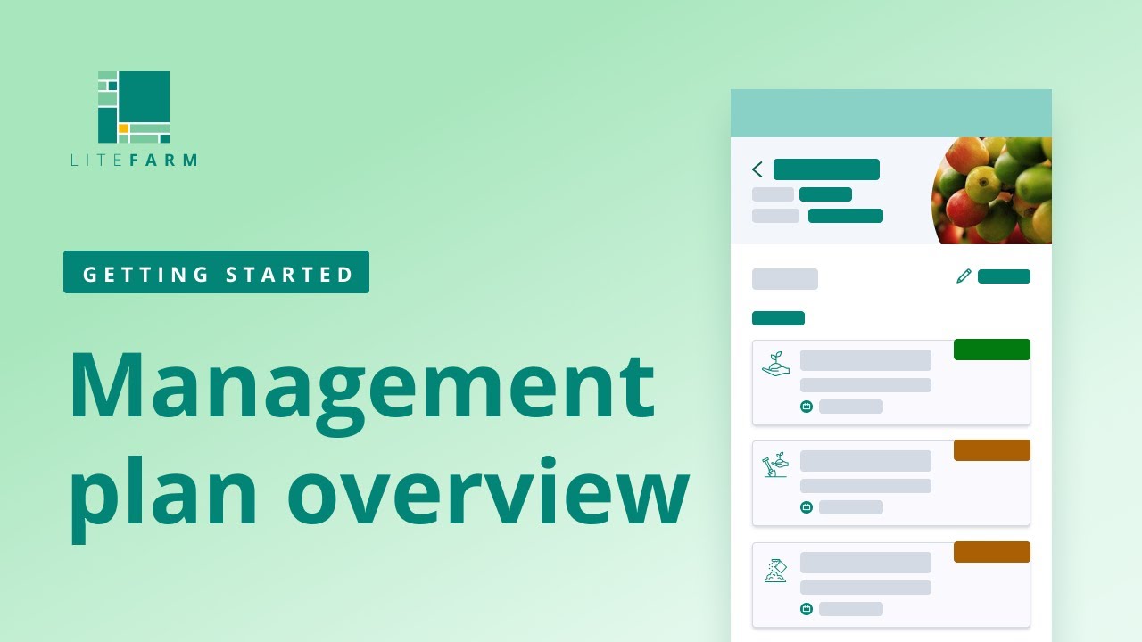 Management Plan Overview