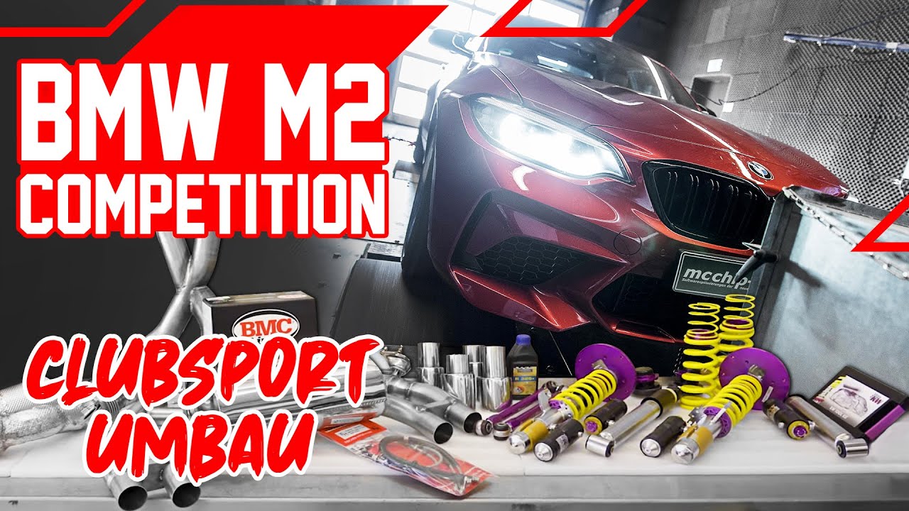 BMW M2 F87 Competition Clubsport Umbau | Stage 2 Chiptuning - Dyno - 100-200 | mcchip-dkr