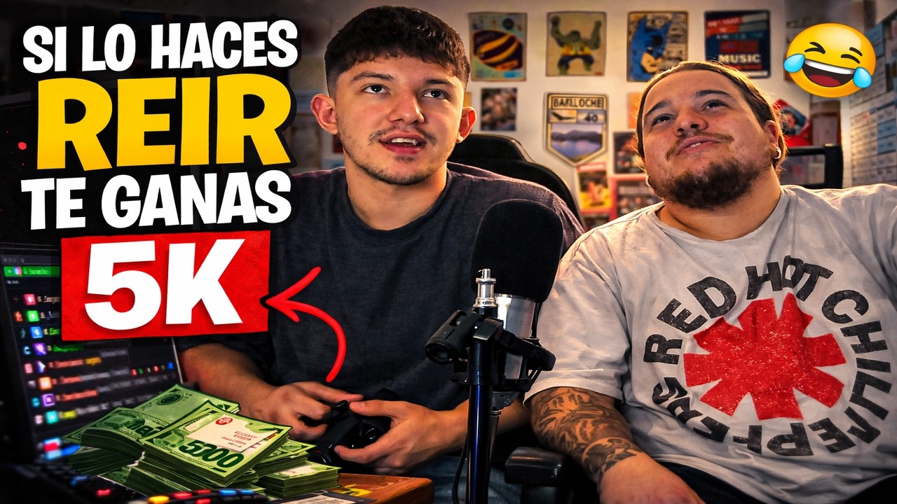 SI LO HACES REIR TE GANAS 5K