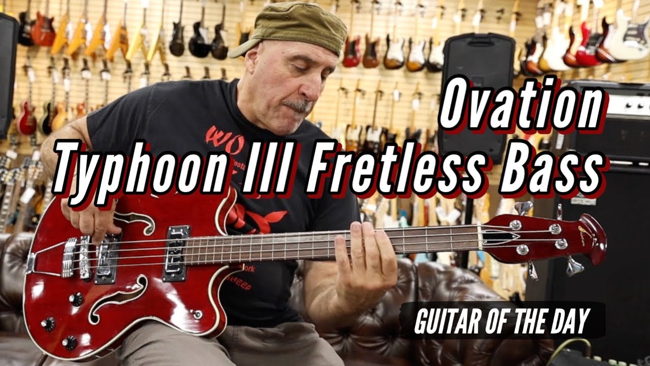 Ovation Typhoon III Fretless Bass | Guitar of the Day