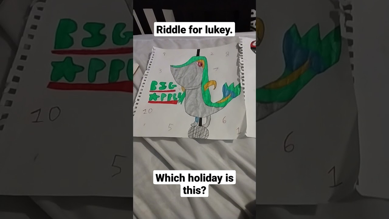 riddle for lukey 1.       #pokemon #riddles #artistsonyoutube #artist #fanart