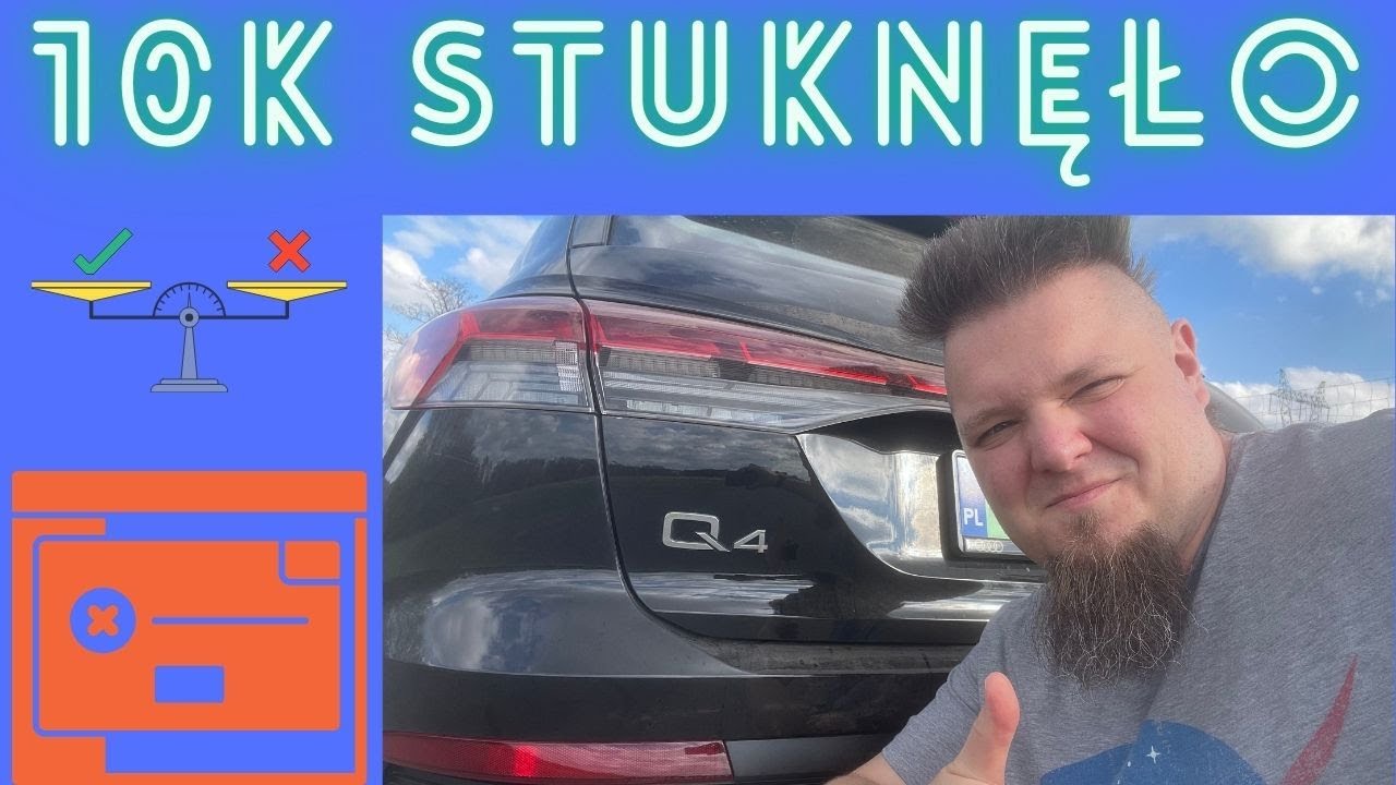 Audi Q4 45 e-tron plusy i minusy po 10 000 km