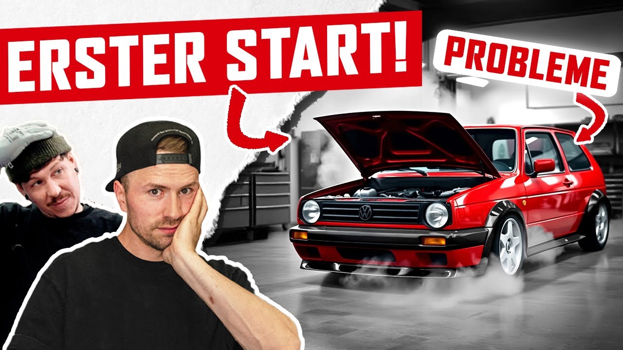 Holyhall | PROBLEME beim ERSTEN MOTORSTART | VW GOLF 2 🔥