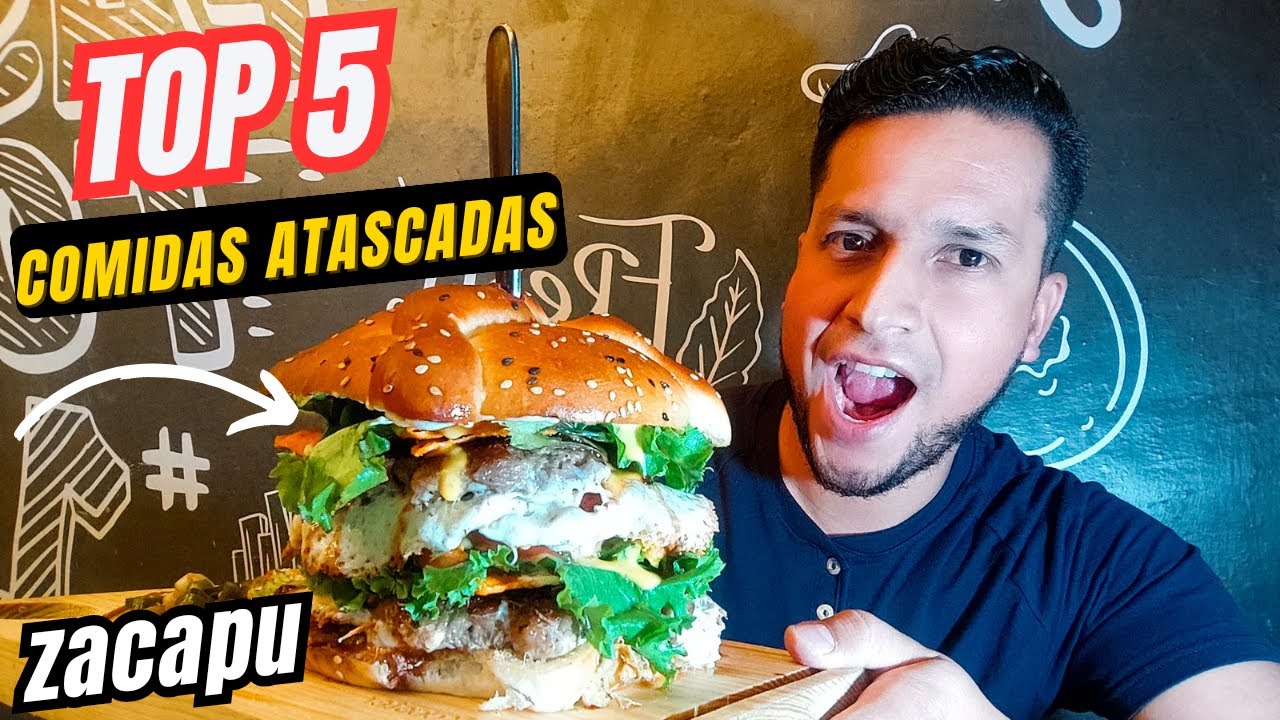 TOP 5 COMIDAS MÁS GRANDES Y ATASCADAS DE ZACAPU MICHOACÁN