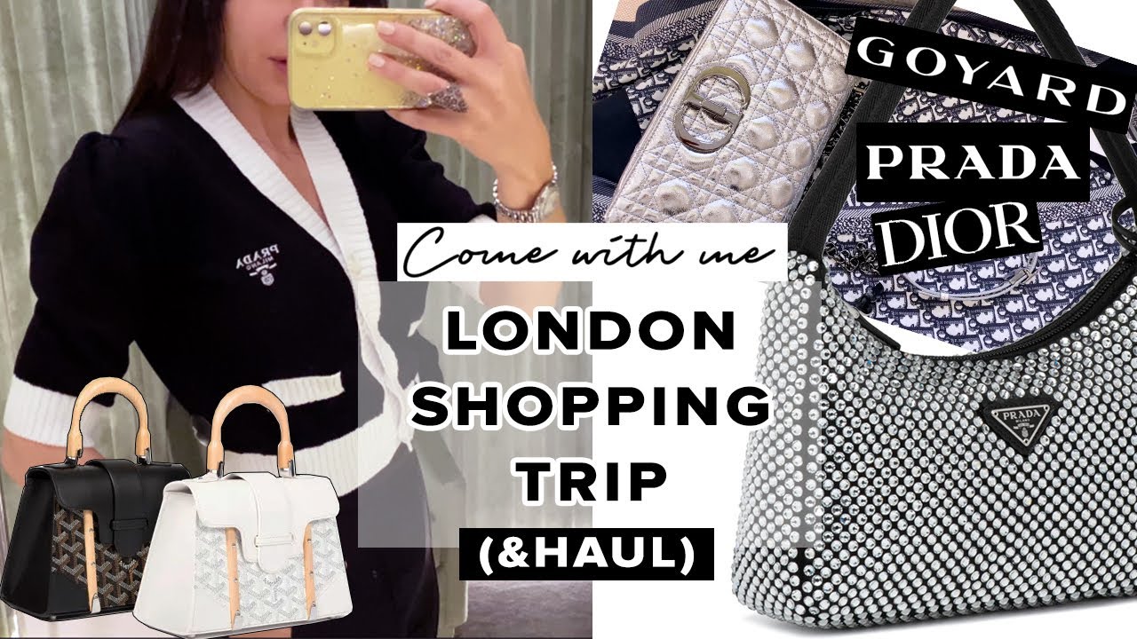 First time shopping in GOYARD. I wasn't expecting this. | LONDON LUXE SHOPPING DAY OUT