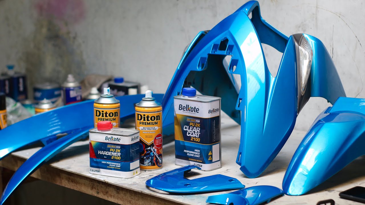 GLOWING NYA TERLALU YANG NGERJAIN JUGA TERLALU !! REPAINT FULL BODY VARIO
