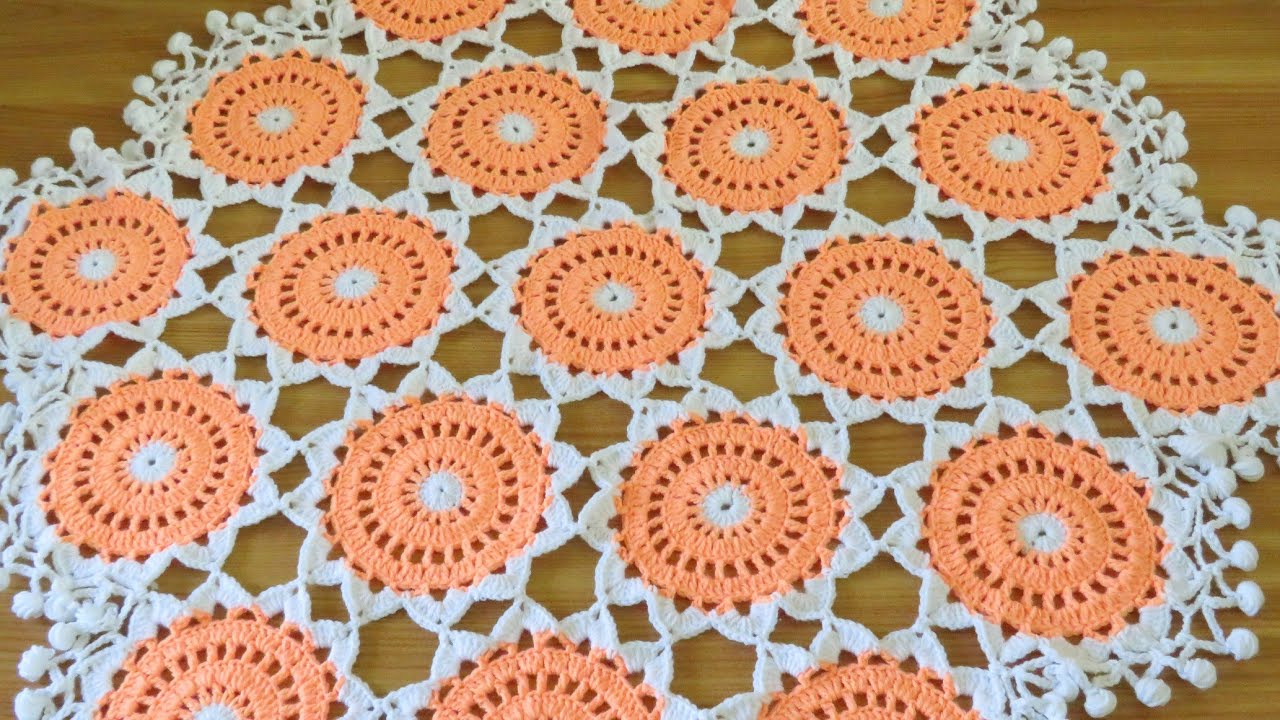 Tikki thalposh new design ♥️ very easy crochet thalposh doily 