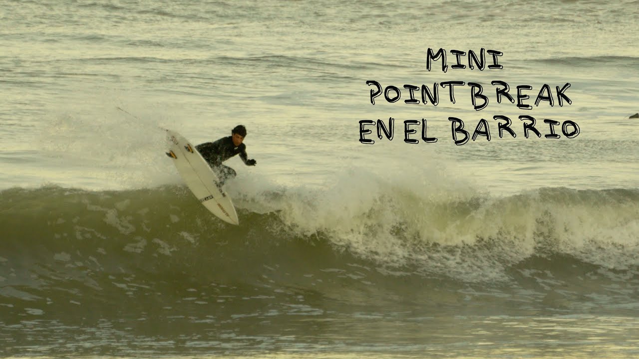 Se arena el banco del barrio y corremos un mini point break