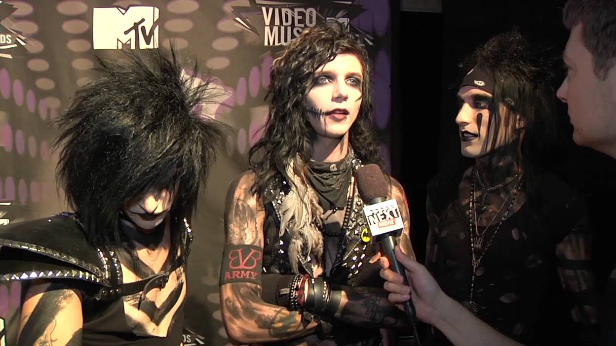 Black Veil Brides on the VMA red carpet