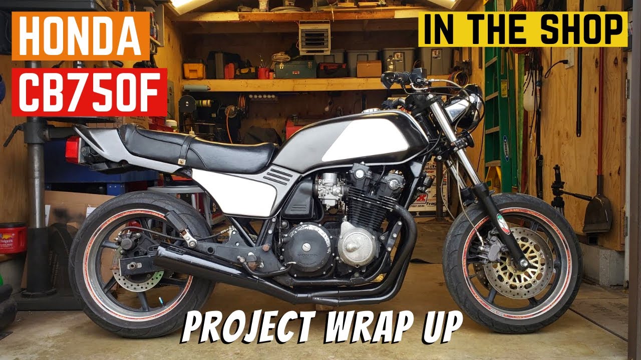 RAD Custom Honda CB750/900F Wrap Up / Walk Around And Ride - IN THE SHOP