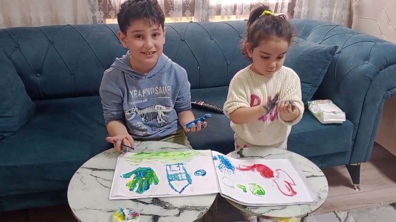 Aras ada her yeri boyadı😱😱😱😱