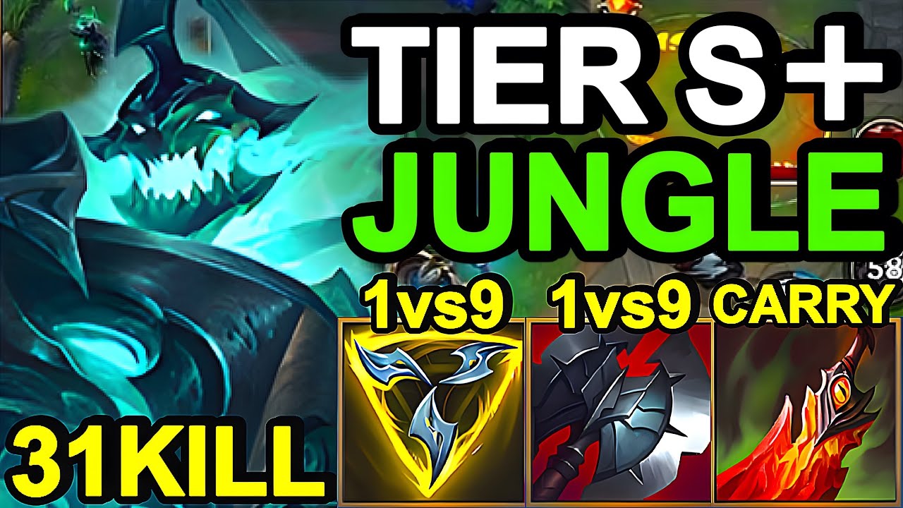 Wild Rift China Hecarim Jungle - Broken OP Solo Carry Champion - Sovereign Solo Rank Gameplay