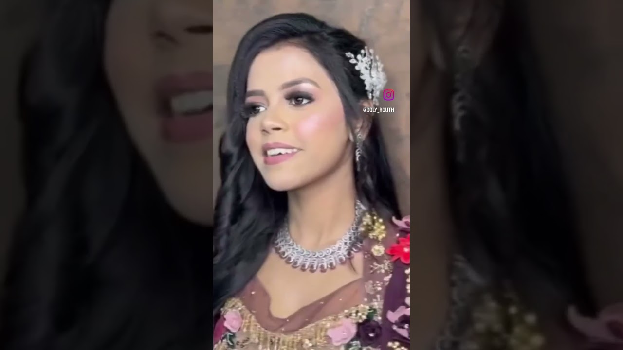 आखें तेरी इतनी हंसी..#longhair #love #subscribe #song #partymakeup #trending #viralshorts