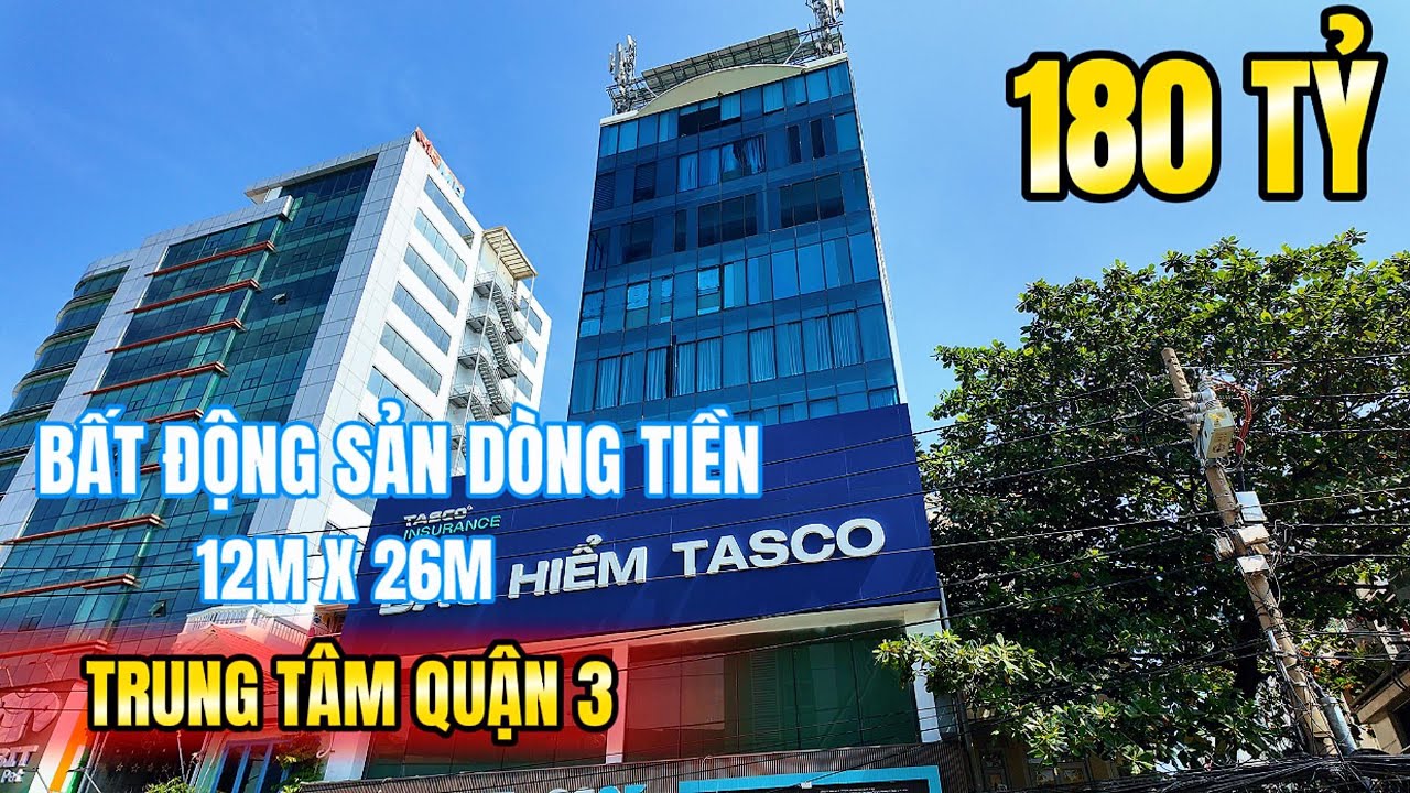 Tòa nhà mặt tiền 520–526 CÁCH MẠNG THÁNG 8 - Hầm 10 tầng HĐT 350tr/tháng