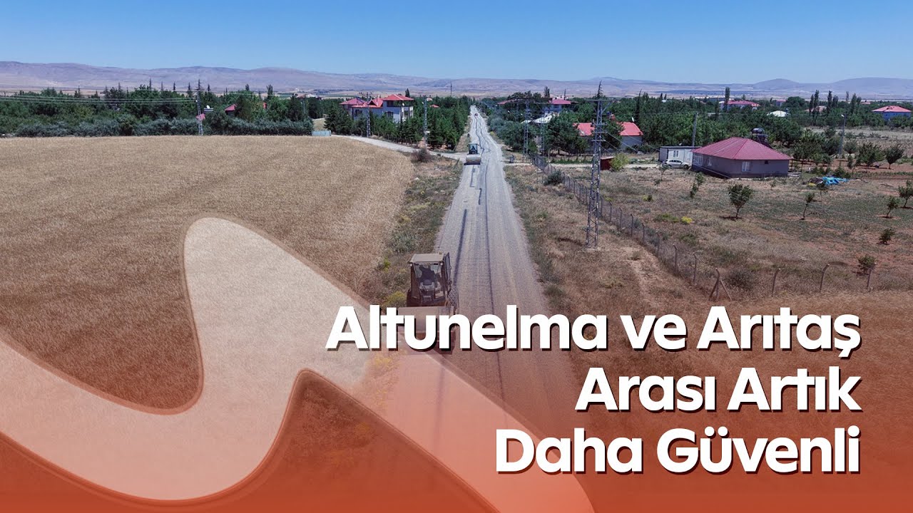 Afşin'de 8 Kilometrelik Yol Yenilendi: Altunelma ve Arıtaş Arası Artık Daha Güvenli